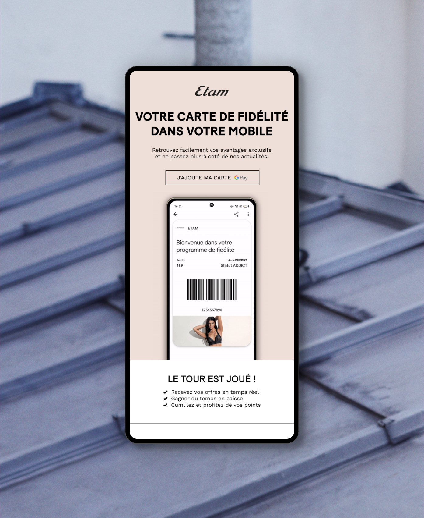 Image de présentation du projet Etam