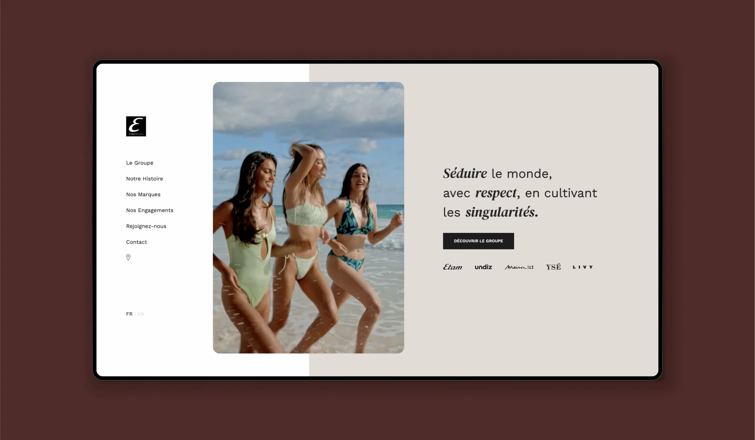 Image de présentation du projet Etam Groupe